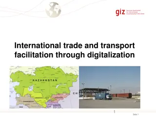 International trade and transport  facilitation through digitalization