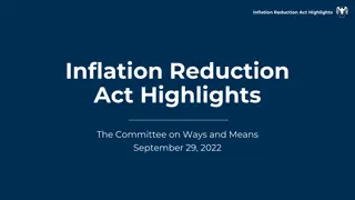 Inflation Reduction Act Highlights: Climate Action & Clean Energy Investment