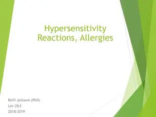 Reactions, Allergies