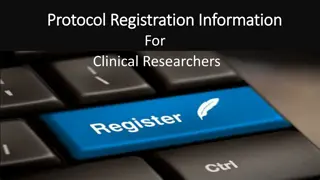 Protocol Registration Information  Protocol Registration Information