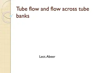 Tube flow and flow across tube banks