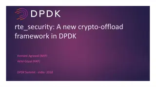 New Crypto Offload Framework in DPDK - Security Acceleration Overview