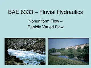 Fluvial Hydraulics: Nonuniform and Rapidly Varied Flow