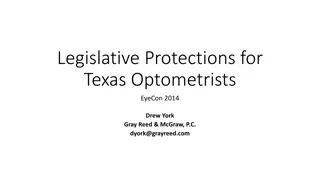 Legislative Protections for Texas Optometrists Overview