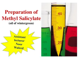 Preparation of Methyl Salicylate (Oil of Wintergreen)