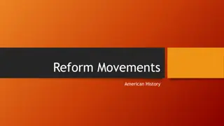 Reform Movements