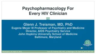 Psychopharmacology in HIV Clinician Practice