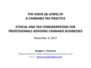 Cannabis Tax Practice: Ethical and Tax Considerations for Professionals