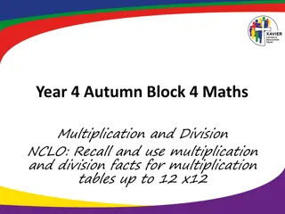 Year 4 Autumn Block 4 Maths