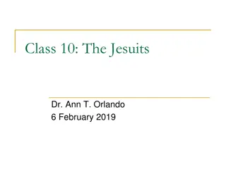 Class 10: The Jesuits