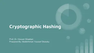 Cryptographic Hashing and its Importance