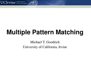 Multiple Pattern Matching