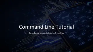 Command Line Tutorial