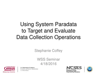 Using System Paradata for Data Collection Operations