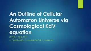 Insight into Cellular Automaton Universe and Cosmic Sound Wave