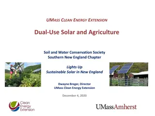 Dual-Use Solar and Agriculture