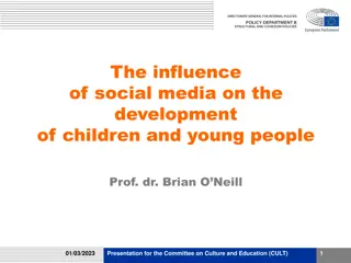 The Influence of Social Media on Children's Development