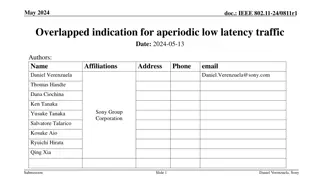 Overlapped indication for aperiodic low latency traffic