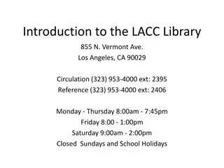 Introduction to the LACC Library