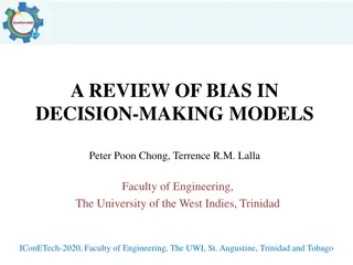 A REVIEW OF BIAS IN DECISION-MAKING MODELS