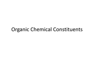 Organic Chemical Constituents