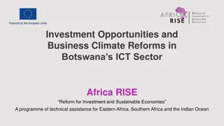 Investment and Business Reforms in Botswana's ICT Sector