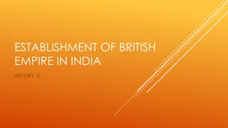 Establishment of British Empire in India: A Historical Perspective