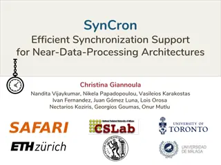 Efficient Synchronization Support for Near-Data-Processing Architectures