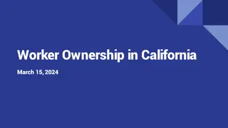 Worker Ownership in California: Effects and Research Findings