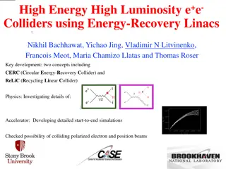 Colliders using Energy-Recovery Linacs