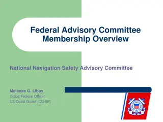 Federal Advisory Committee  Membership Overview