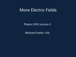 More Electric Fields