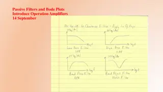 Passive Filters and Bode Plots: Introduce Operation Amplifiers on 14th September