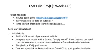 Developing Autonomous Vehicles in ROS Environment