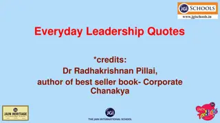 Everyday Leadership Quotes