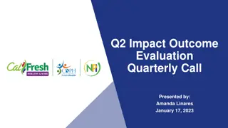 Quarterly Call for Impact Outcome Evaluation - January 17, 2023