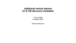 Additional Vertical Datums in S-100 Discovery Metadata