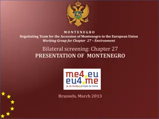 Montenegro's Progress in Environmental Legislation