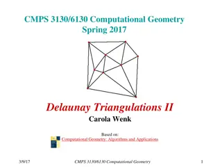 Randomized Incremental Construction of Delaunay Triangulations II