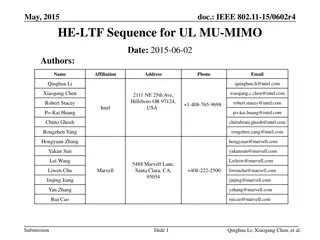 HE-LTF Sequence for UL MU-MIMO