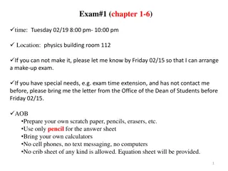 Physics Exam Preparation - Power, Energy, Momentum