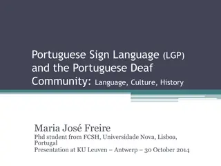 Portuguese Sign Language: History, Achievements, Cultural Significance