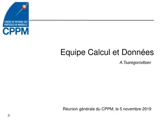 Equipe Calcul et Données