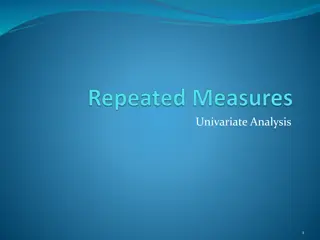 Univariate Analysis in Experimental Design