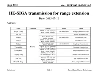 IEEE 802.11-15/0826r2 HE-SIGA Transmission for Range Extension