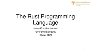 The Rust Programming Language