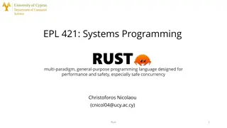 Rust: Systems Programming Language Designed for Performance and Safety