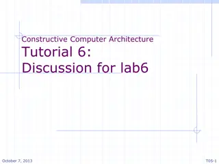 Constructive Computer Architecture Lab 6 Discussion