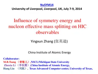 Influence of Symmetry Energy on Heavy Ion Collision Observables