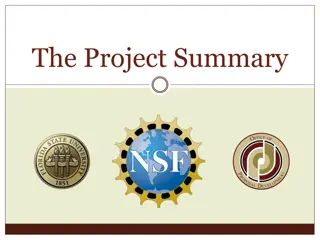 The Project Summary